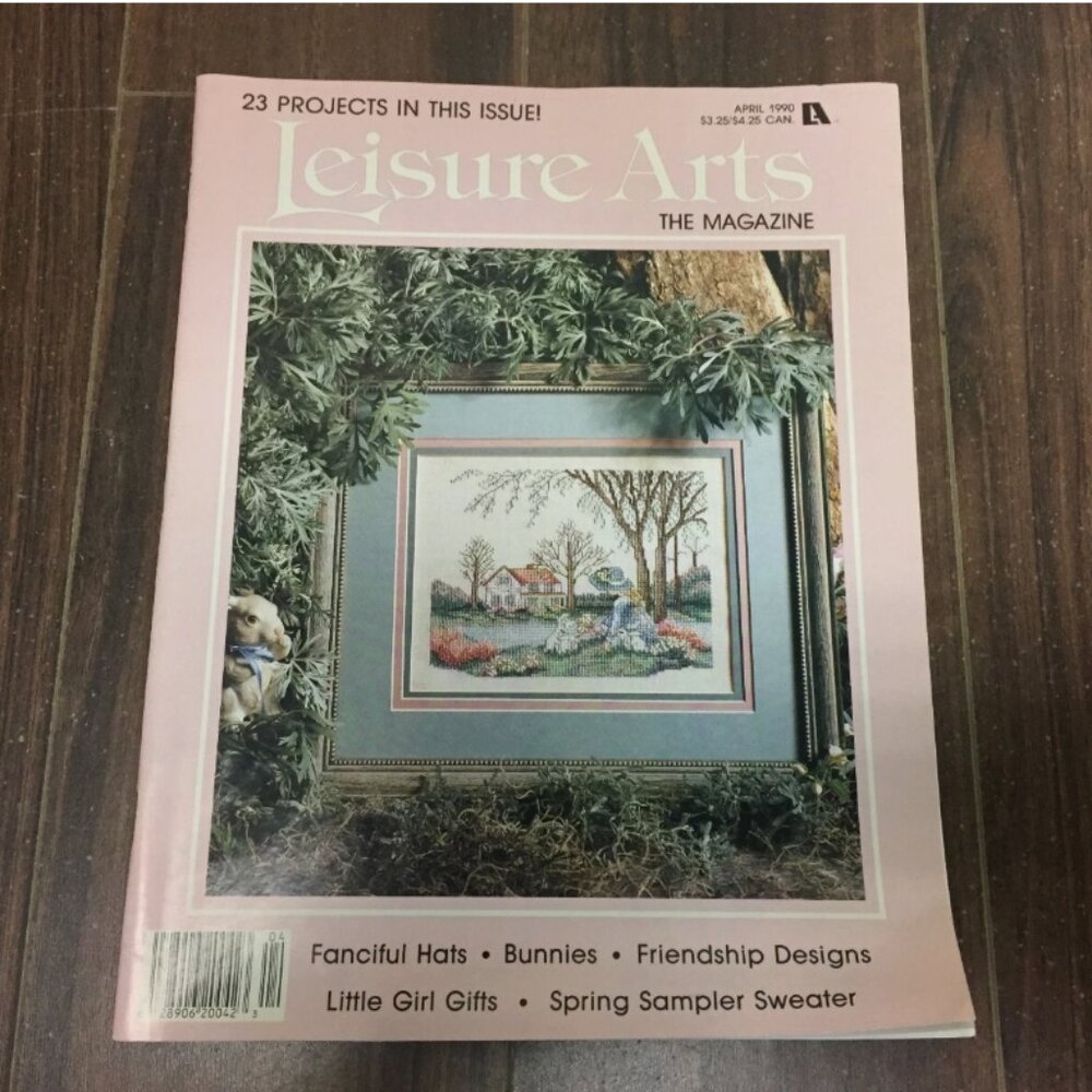 Leisure Arts April 1990 Cross Stitch Magazine